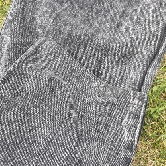 DEADSTOCK Black Vintage 90s Acid Wash High Waist Roper Plus Sized Jeans - Picture 4 of 12